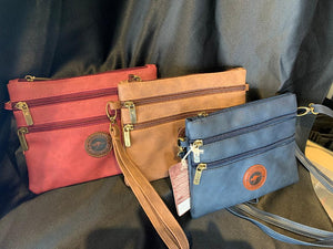 Hand Bag with Strips