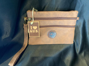 Hand Bag with Strips